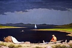 761 Approaching Thunder Storm - Martin Johnson Heade 1859 - American Wing New York Metropolitan Museum of Art